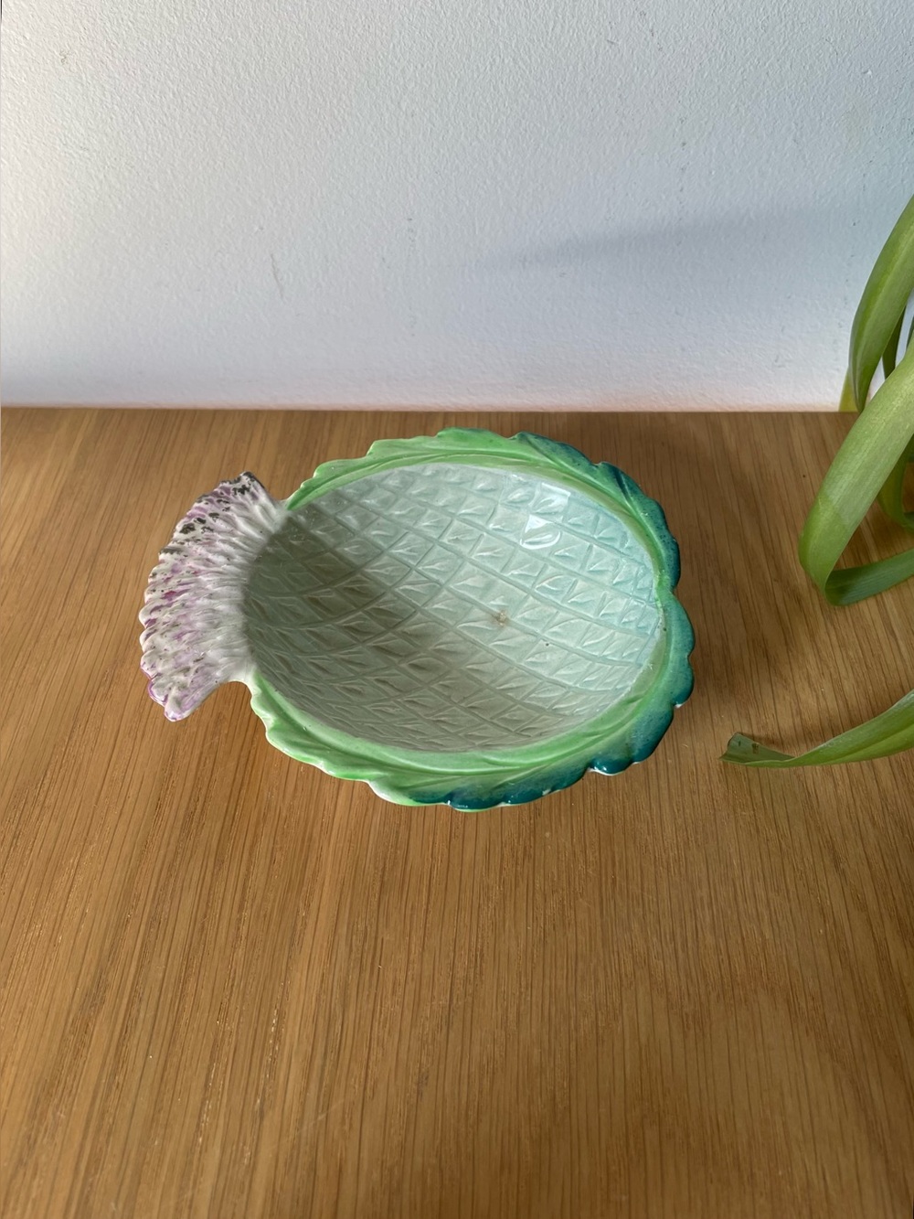 Rare Vintage 1930s Carlton Ware Thistle Jam Relish Trinket Dish 1676 Art Deco - Picture 3 of 11
